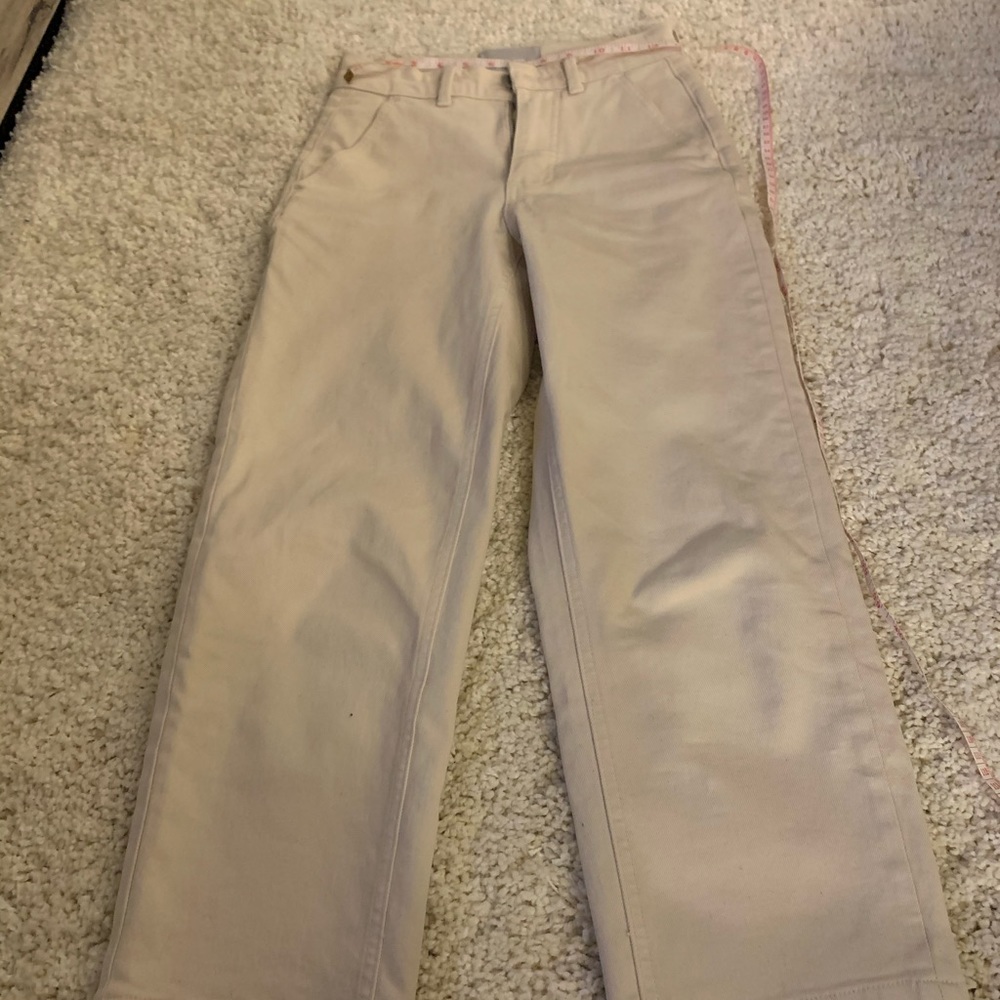 EVERLANE NUDE PANTS 0 XS